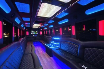 Port St Lucie Limousine Bus Interior