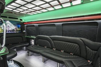 Port St Lucie Sprinter Party Bus Interior