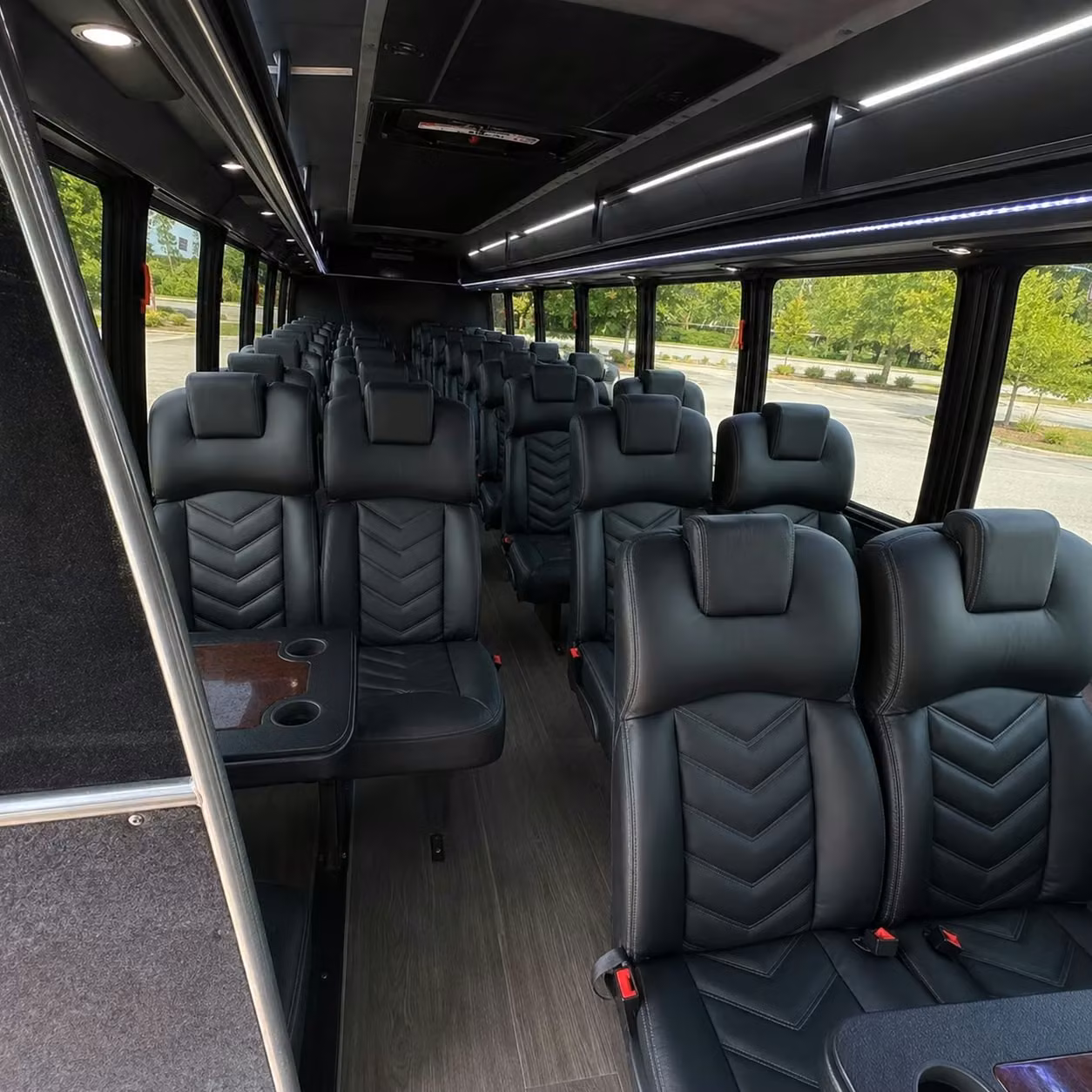 25 passenger minibus inside
