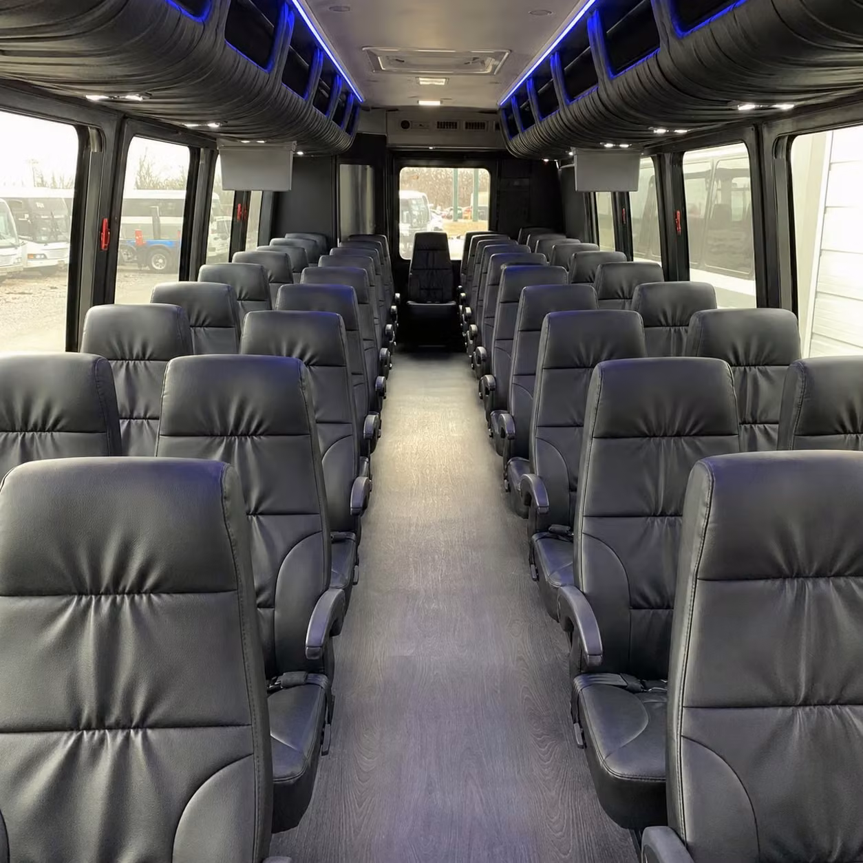 30 passenger minibus interior