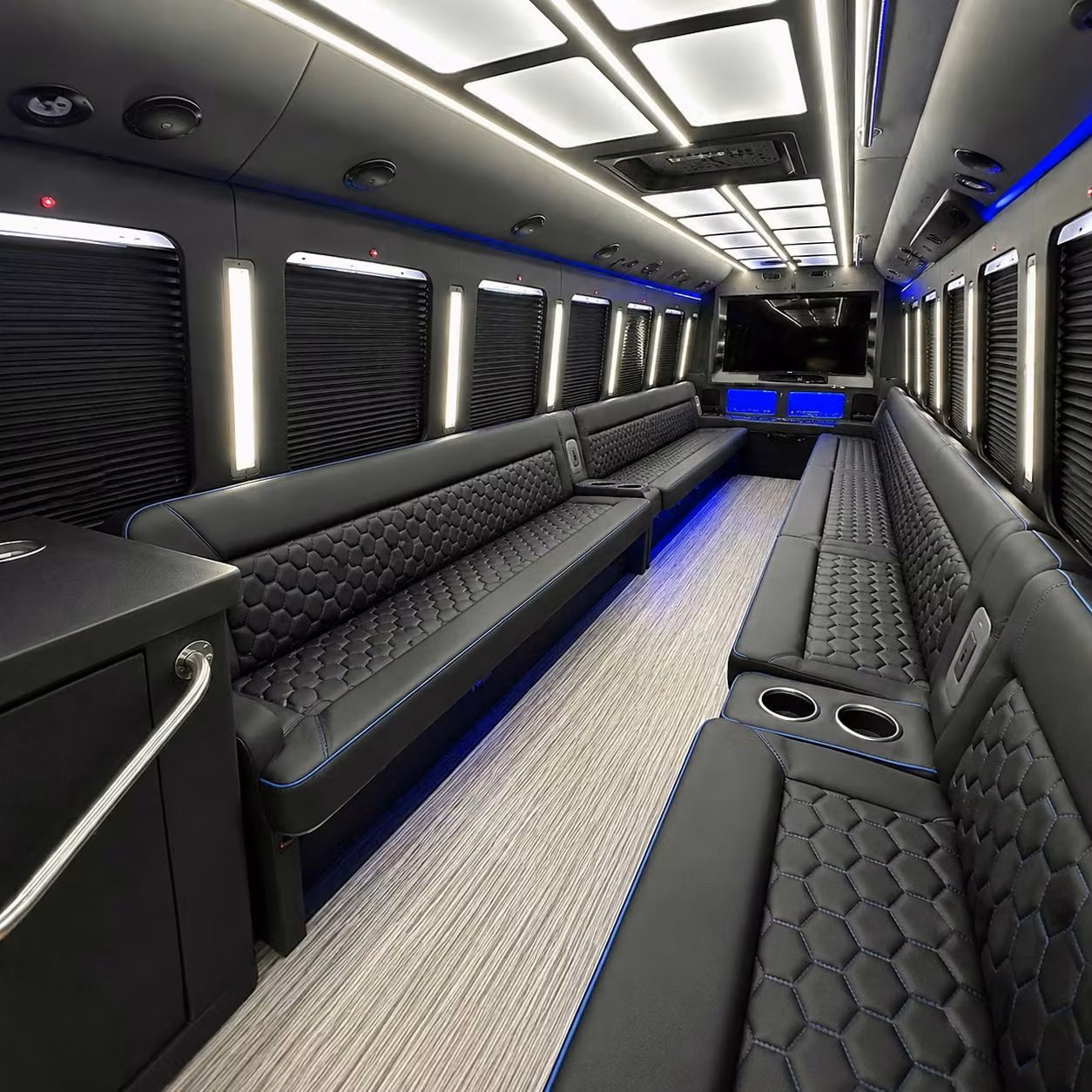 party bus interior
